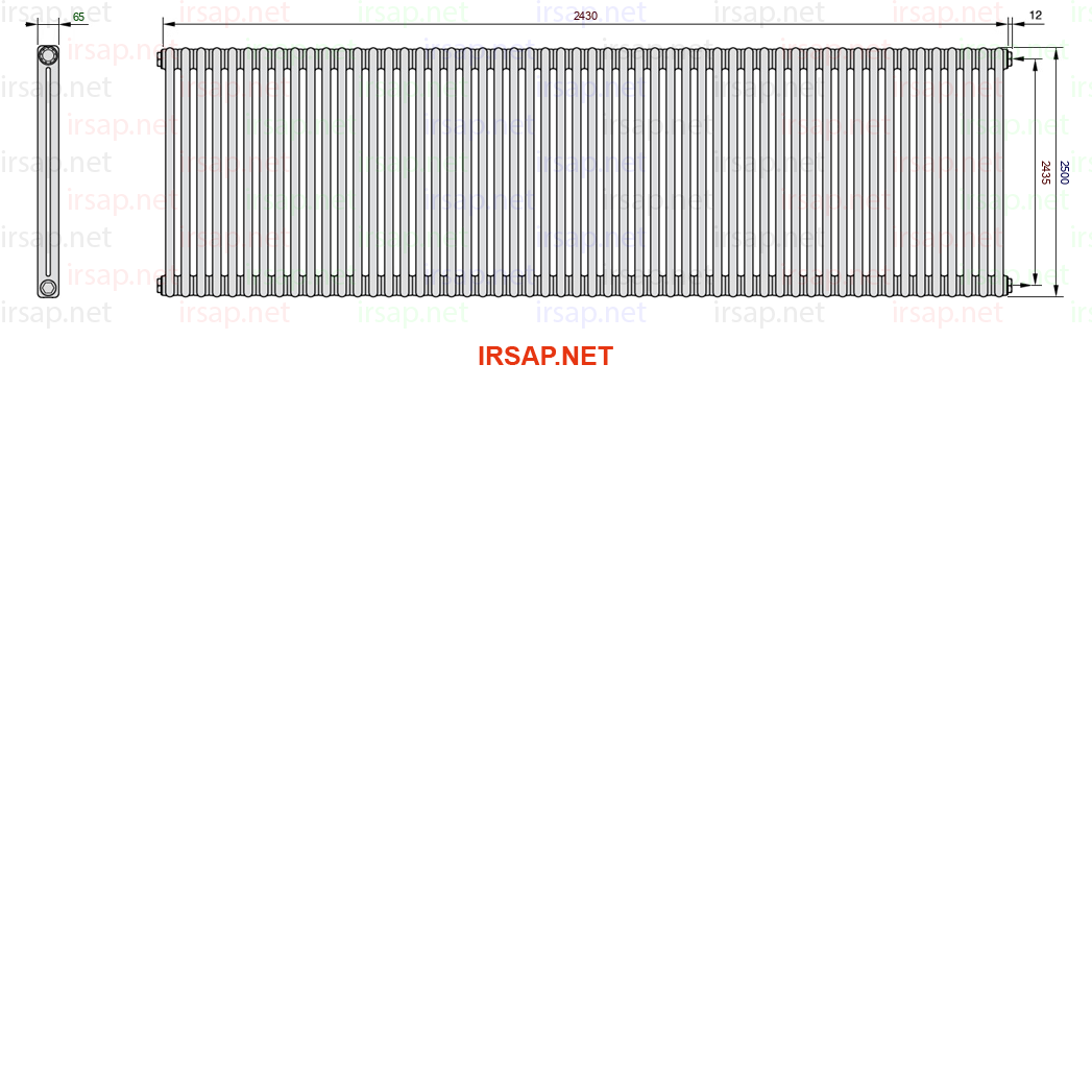 Радиатор IRSAP Tesi 22500/54 T02 CL 01